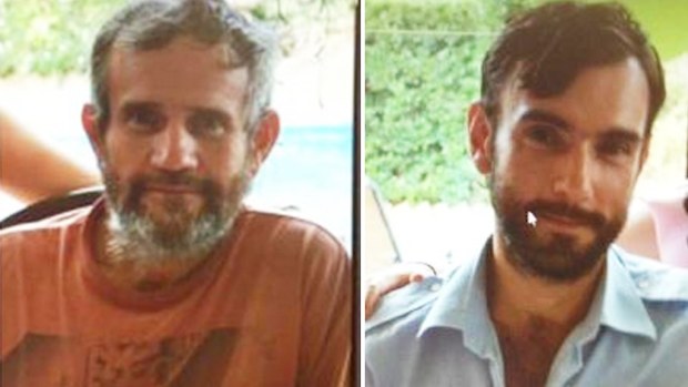 Father and son fugitives Gino and Mark Stocco. (Supplied)