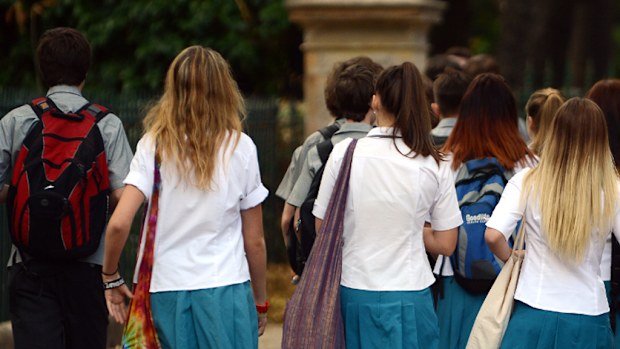 Australian school students. (AAP file image)