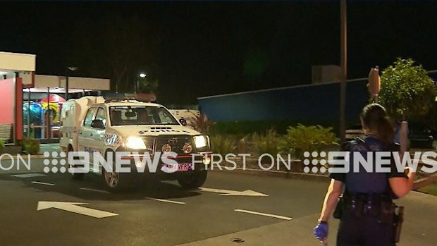 Police were called to the Minyama fast food restaurant. (9NEWS)