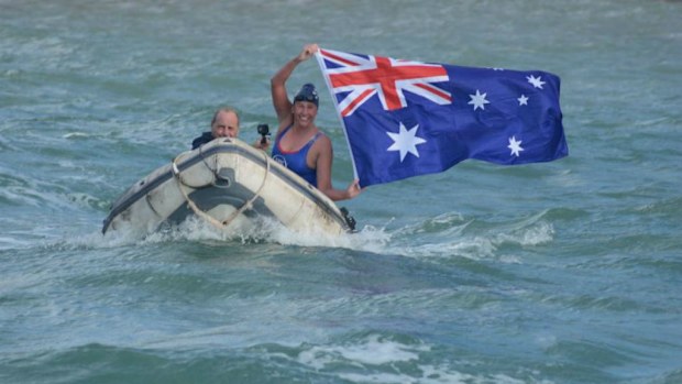 Chloe McCardel has set a new record for English Channel swims. (Facebook/Chloe McCardel)
