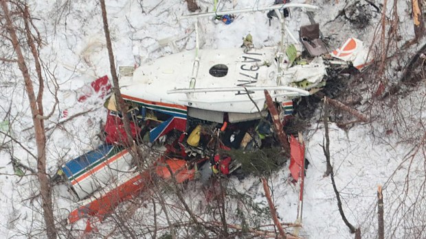 At least three people are feared dead after a helicopter crashed in Japan. (AFP)