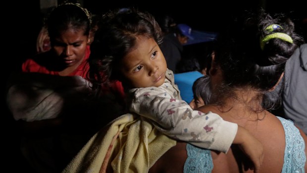 Locals in Costa Rica have begun taking shelter ahead of the arrival of a powerful hurricane. (AFP)