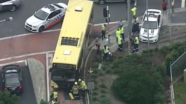 Emergency crews at the scene in Blacktown. (9NEWS)
