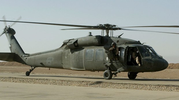 A US Army UH-60 Black Hawk helicopter. (AAP - stock)
