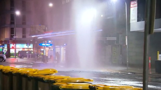 The main burst shortly before 6am. (9NEWS)