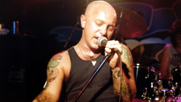 A young Angry Anderson while he was fronting Rose Tattoo. (AAP)
