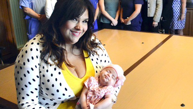 Ruby Graupera-Cassimiro suffered an amniotic fluid embolism after undergoing a routine caesarean. (Getty Images)