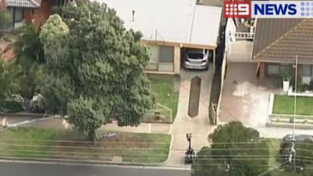 The bomb squad is at the scene. (9NEWS)