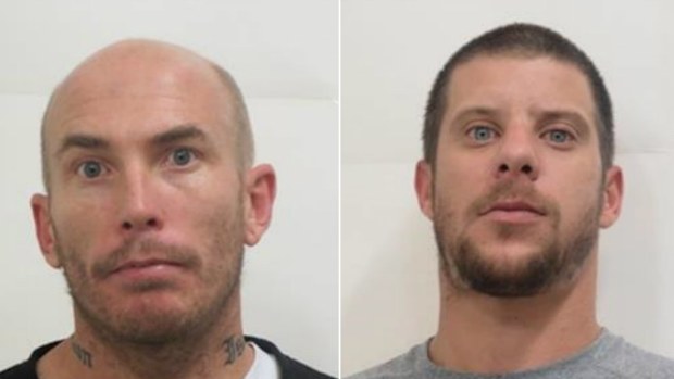 Chris Lyons (left) and Michael Jarmyn. (Supplied: Victoria Police)