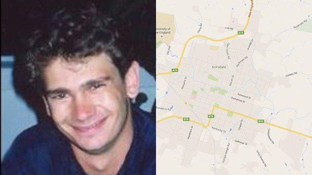 Police have doubled the reward for Bill Roach, who was last seen on Grafton Road in Armidale in 1993. (NSW Police and Google Maps)