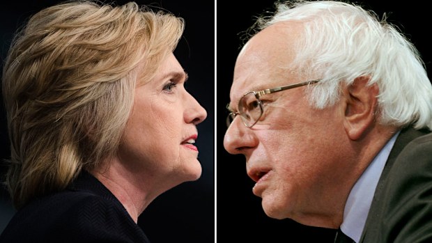 Hillary Clinton and Bernie Sanders to appear at a campaign rally (AAP)