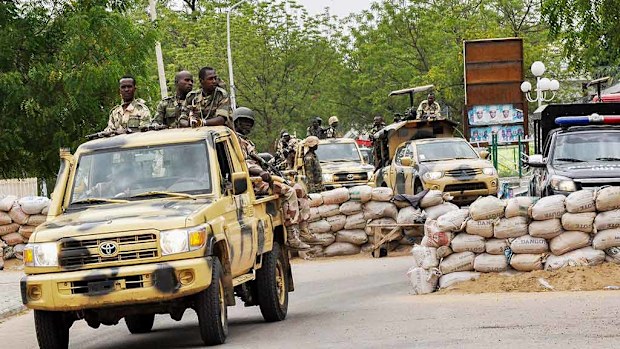 Boko Haram fighters yesterday captured at least 60 people in a new attack in northern Cameroon. (AAP)