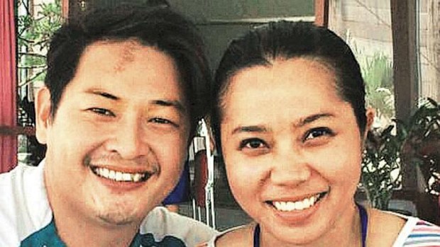 Bali Nine ringleader Andrew Chan with fiancee Febyanti. (Supplied)