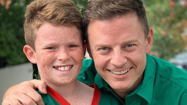 Jack Berne with 2GB's Ben Fordham.