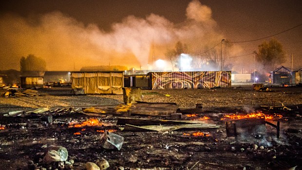 It is believed the fire was deliberately lit. (AFP)