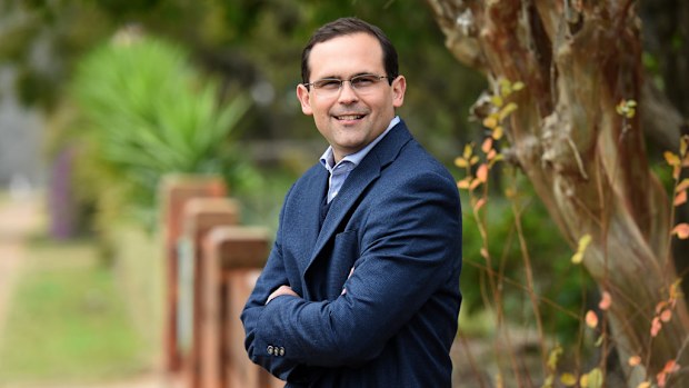 LNP candidate, banker David Janetzki. (AAP)