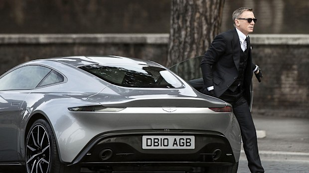 Daniel Craig on the set of James Bond film Spectre in February. (AAP)