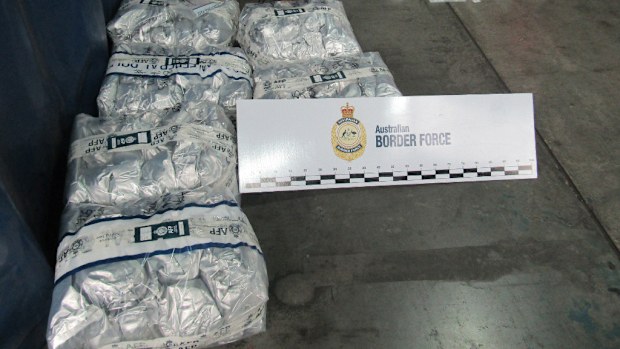 The 119kg haul of ice has a street value of $119 million, police said. (Australian Federal Police)
