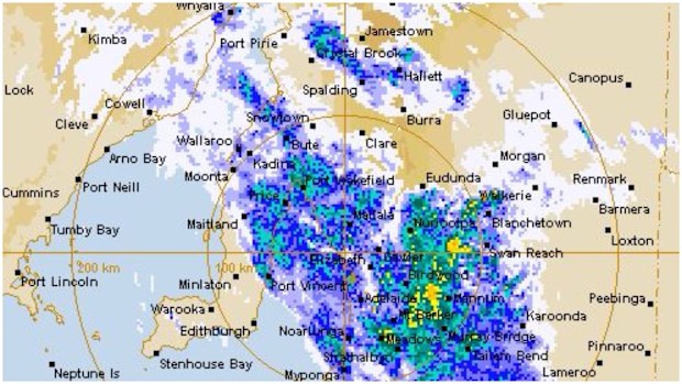 A final flood warning is in place for the Mt Lofty Ranges. (BoM)