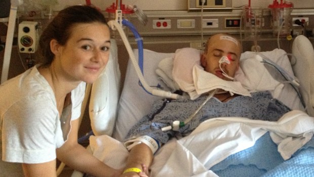 Robert Scott was left seriously injured after an alleged one-punch attack in California. (AAP)