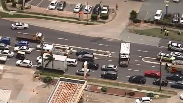 Emergency services are at the scene. (9NEWS)