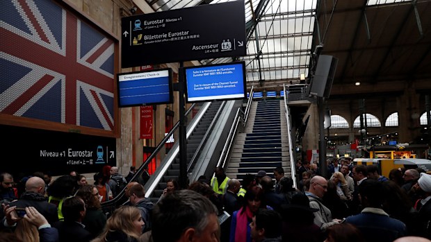 The main hall at Gare du Nord was evacuated on Sunday. (File/AFP)