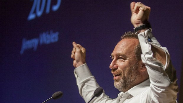 Wikipedia founder Jimmy Wales. (AAP)