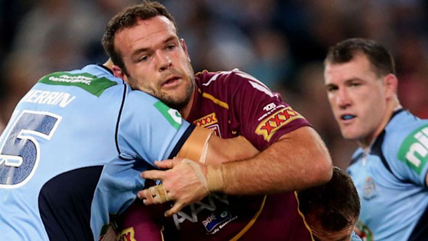 Maroons star Nate Myles.