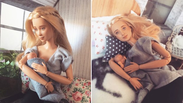 Betty Strachan's "Mamas Worldwide Barbie". (Etsy/Betty Strachan)