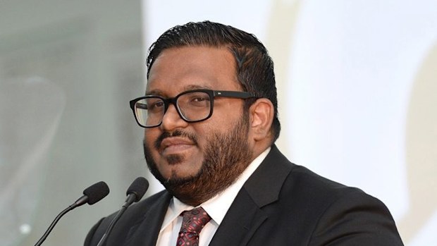 Vice-president Ahmed Adeeb was arrested as he arrived back in the Maldives from China. (AAP)