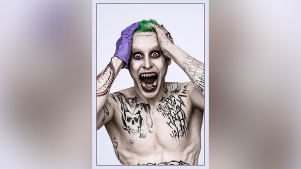 Jared Leto as The Joker in upcoming film Suicide Squad. (Twitter - @DavidAyersMovies)