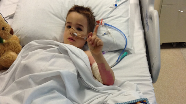Oscar was four when he began vomiting at kindergarten.