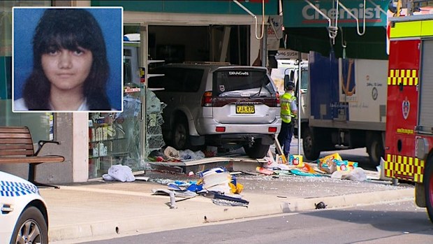 The schoolgirl killed in Kogarah after a car crashed into a chemist has been identified at 16-year-old Aneri Patel.