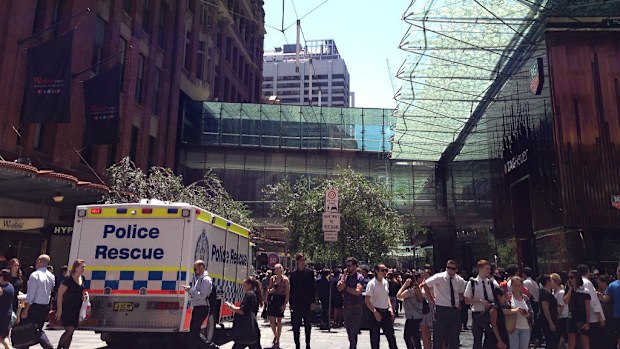 Shoppers outside Westfield Sydney. (Tom Atkins/Supplied)