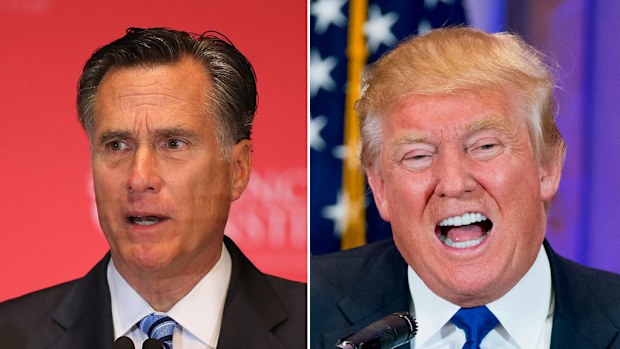 Mitt Romney has criticised Donald Trump and urged voters to throw their support behind one of the other Republican presidential candidates. (AAP)
