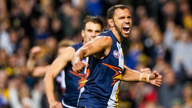 The West Coast Eagles have beaten Hawthorn in a massive 32-point victory. (AAP)