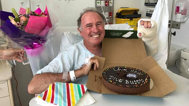 Craig de Wit is now recovering in hospital. (Facebook: Kamila de Wit)