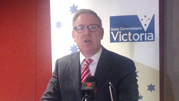 Victorian Health Minister David Davis. (Dougal Beatty, 9NEWS)