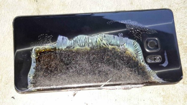 A Whirlpool forum user said his new Note 7 "exploded...while plugged in and charging" yesterday. (Whirlpool/Crushader)