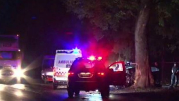 A man has died after a crash on Henry Lawson Drive. (9NEWS)