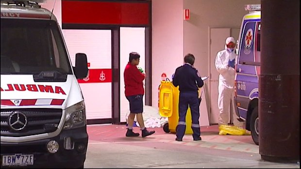 The Royal Melbourne Hospital has confirmed they are not treating anyone for Ebola. (9NEWS)