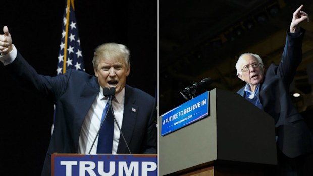 Donald Trump, for the Republicans, and Bernie Sanders, for the Democrats, have won their primaries in New Hampshire. (AAP)