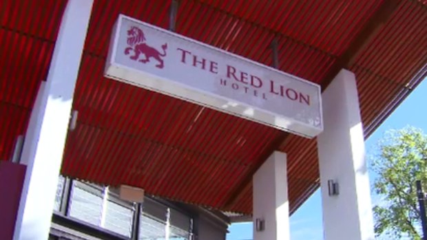A man was allegedly caught with more than $1000 in his underwear after robbing the Red Lion Hotel. (9NEWS)