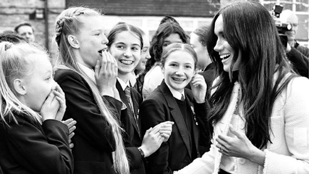 The Duchess of Sussex visits Robert Clack Upper School in Dagenham on March 6 for IWD.
