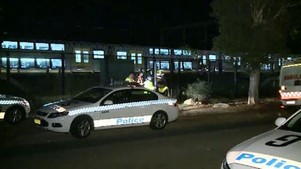 A man has died after he was hit by a train near Kingsgrove station. (9NEWS)