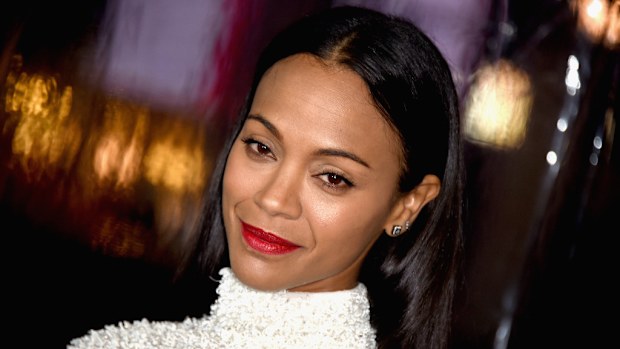 Zoe Saldana has said the acting community's "bullying" Donald Trump facilitated his Presidential election win. (Getty)