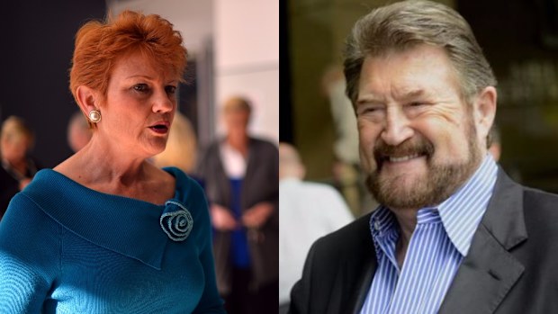Senator Derryn Hinch says Pauline Hanson is "full of sh--". (AAP)