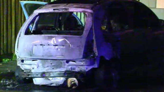 Police believe the fire was deliberately lit. (9NEWS)