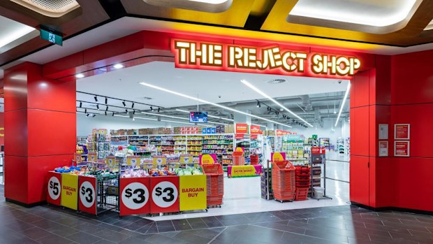 The Reject Shop store entrance