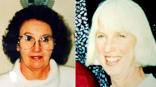 Margaret Penny (left) and Claire Acocks were found murdered at a hairdressers in Portland in May 1991. (AAP)
